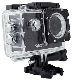 Rollei Actioncam 372 akciókamera vízálló tokkal, fekete